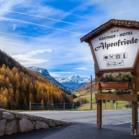 Hotel Alpenfriede Graun im Vinschgau Exterior foto